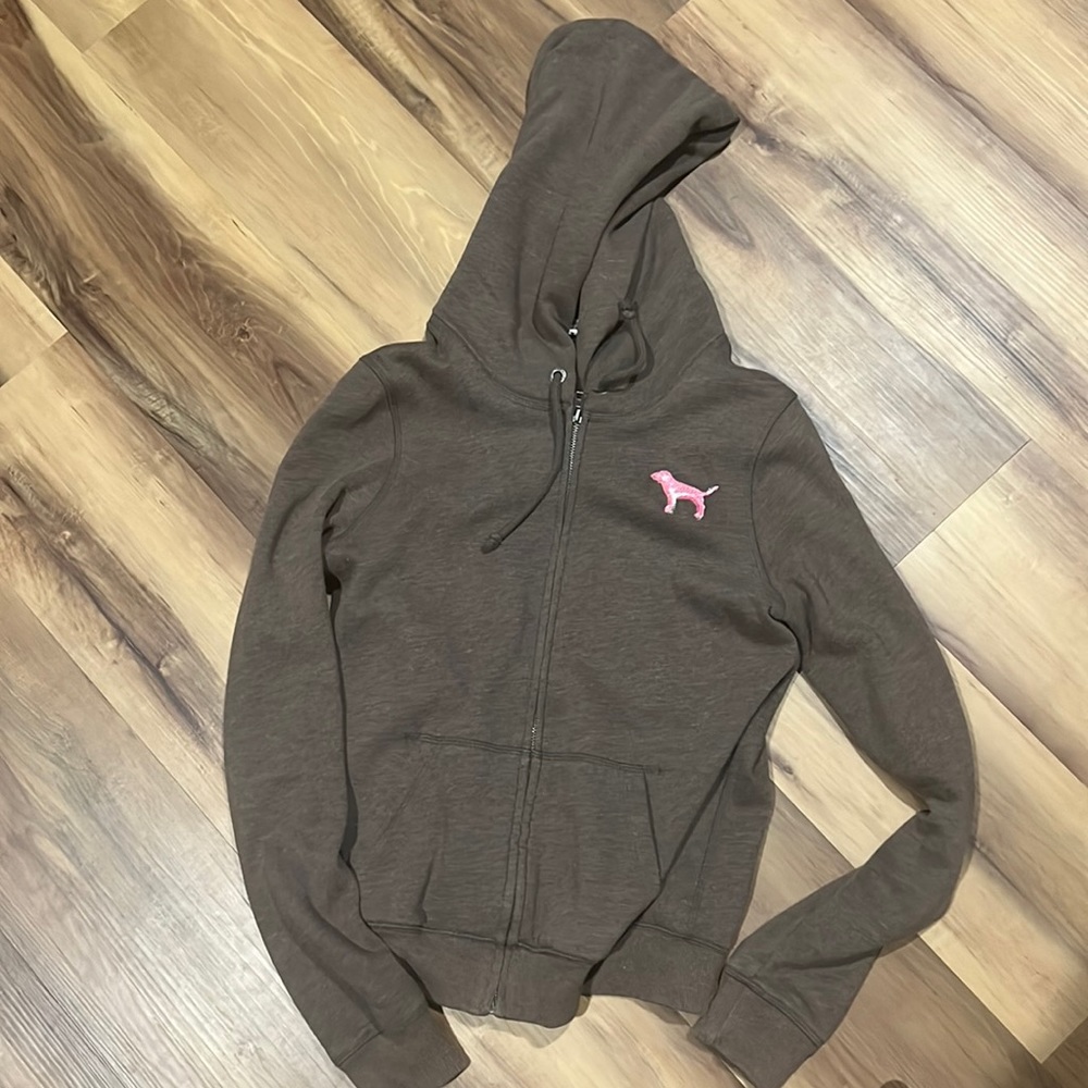 PINK Zip Up Hopdie